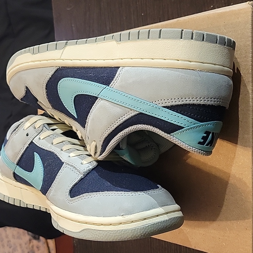 Nike Dunk Low Premium "Dark Obsidian Green Frost" Mens 10 Womens 11.5 EUC - Picture 8 of 10